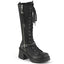 BRATTY-206 Black Vegan Leather