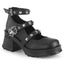 BRATTY-30 Black Vegan Leather