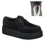 CREEPER-402S Black Suede