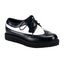 Demonia CREEPER-608 Black White Creepers