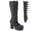 Demonia GOTHIKA-160 Black Knee-High Boots