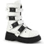 RENEGADE-55 White Vegan Leather