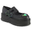 Demonia SLACKER-25 Black Platform Heels