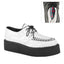 Demonia V-CREEPER-502 White Creepers