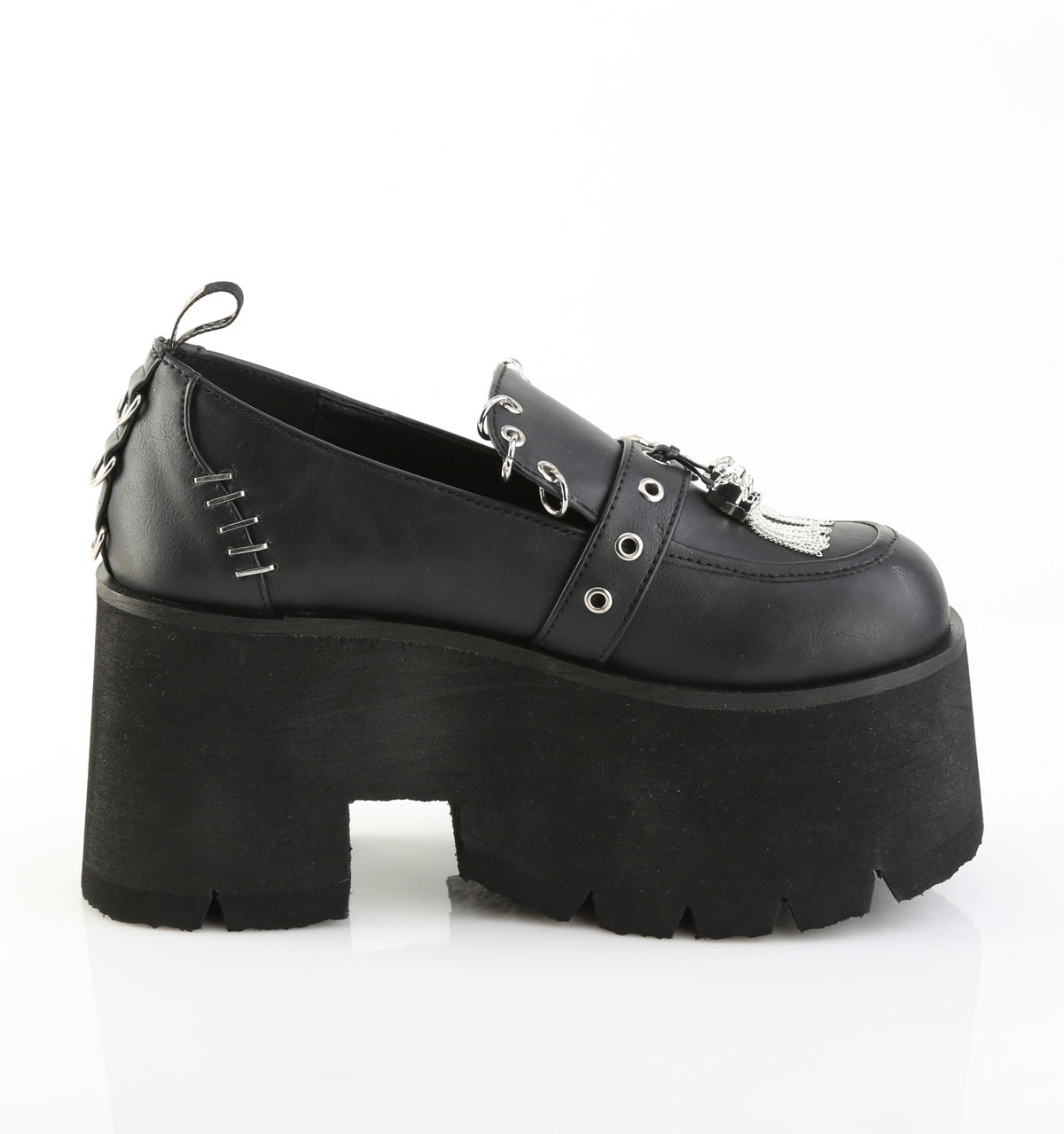 ASHES-38 Black Vegan Leather