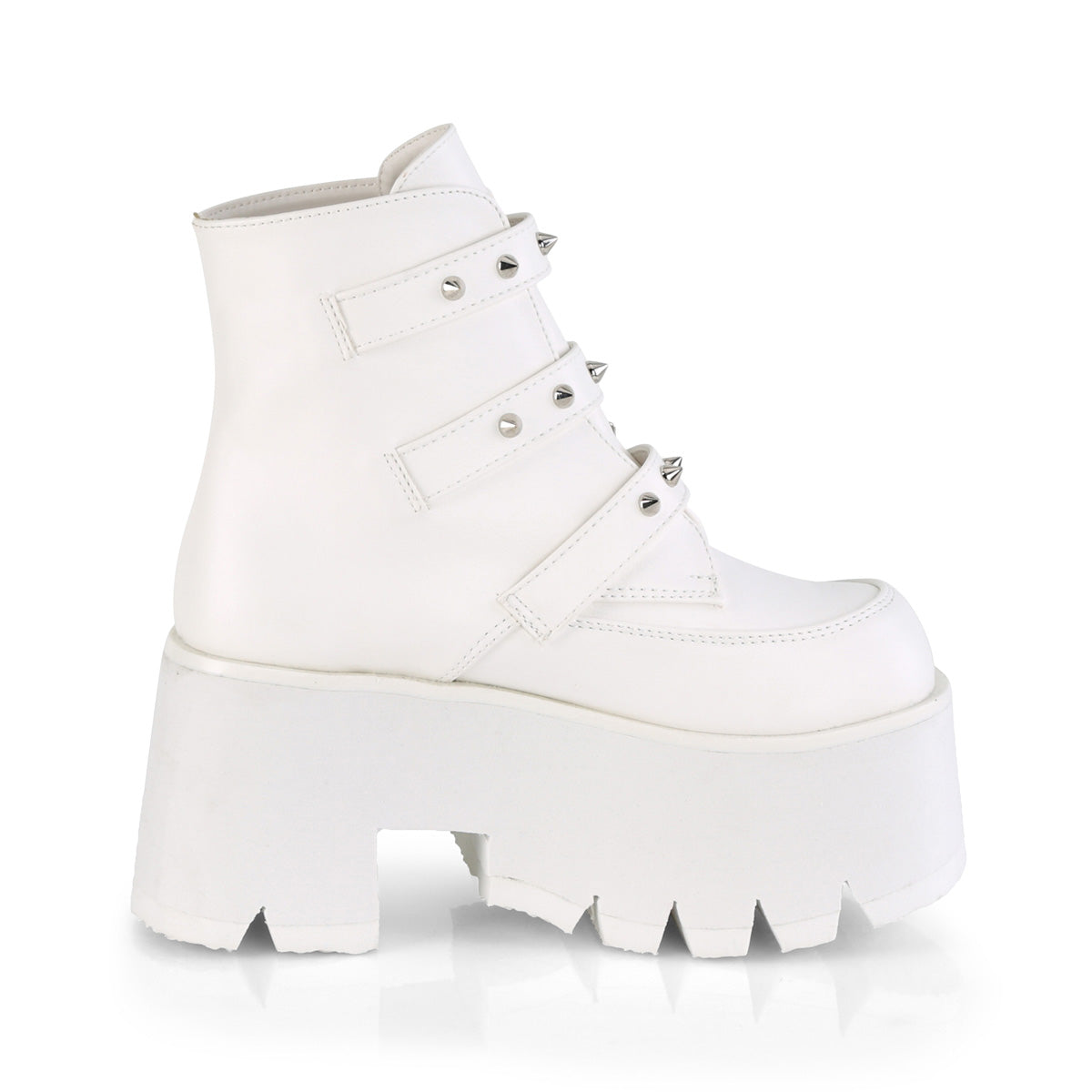 ASHES-55 White Vegan Leather