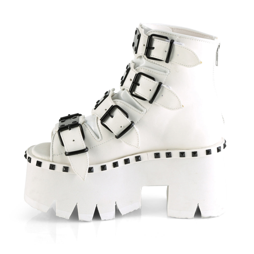 ASHES-70 White Vegan Leather