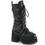 ASSAULT-117 Black Vegan Leather