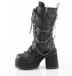 ASSAULT-117 Black Vegan Leather