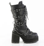 ASSAULT-117 Black Vegan Leather