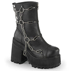 ASSAULT-66 Black Vegan Leather