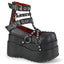 Demonia BEAR-28 Black Ankle Boots