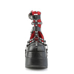 Demonia BEAR-28 Black Ankle Boots