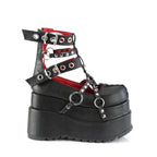 Demonia BEAR-28 Black Ankle Boots