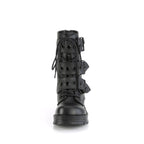 BRATTY-118 Black Vegan Leather