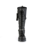 BRATTY-206 Black Vegan Leather