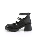 BRATTY-30 Black Vegan Leather