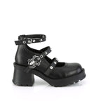 BRATTY-30 Black Vegan Leather
