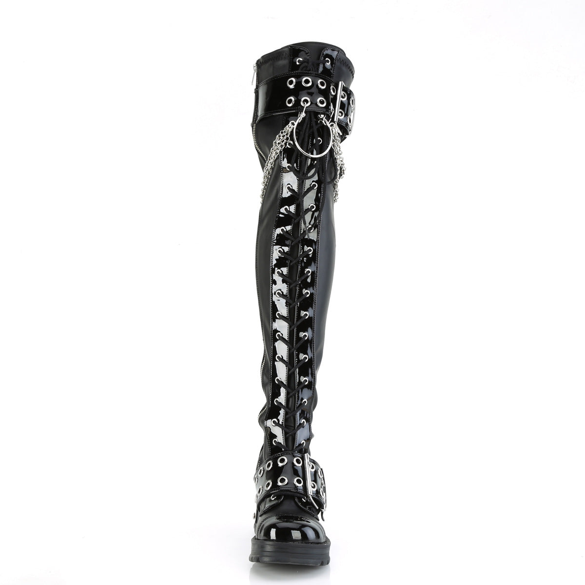 BRATTY-304 Black Stretch Pu Secondary image