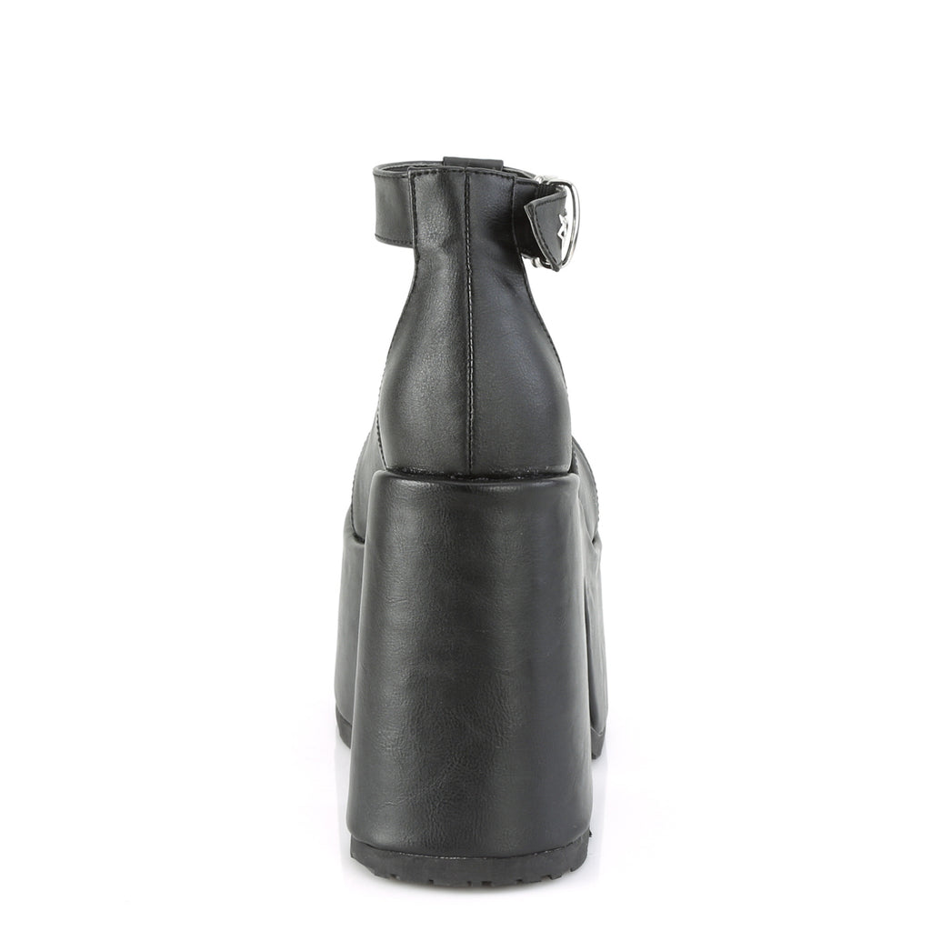 CAMEL-103 Black Vegan Leather