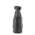 CAMEL-103 Black Vegan Leather