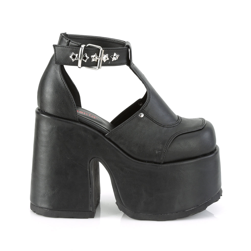 CAMEL-103 Black Vegan Leather