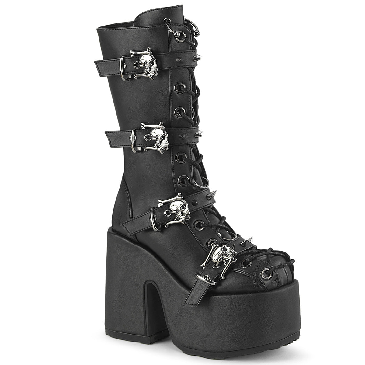 CAMEL-115 Black Vegan Leather Main image