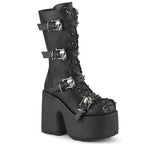 CAMEL-115 Black Vegan Leather