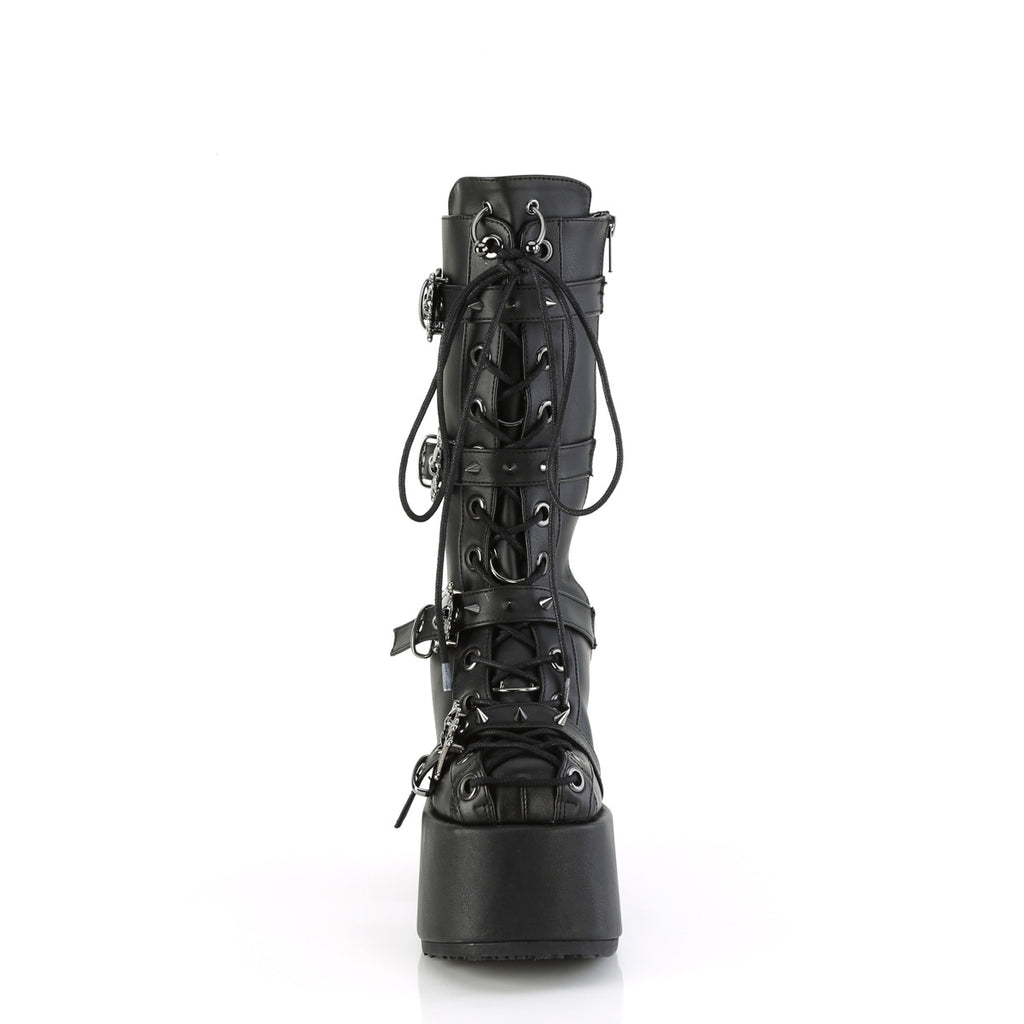 CAMEL-115 Black Vegan Leather