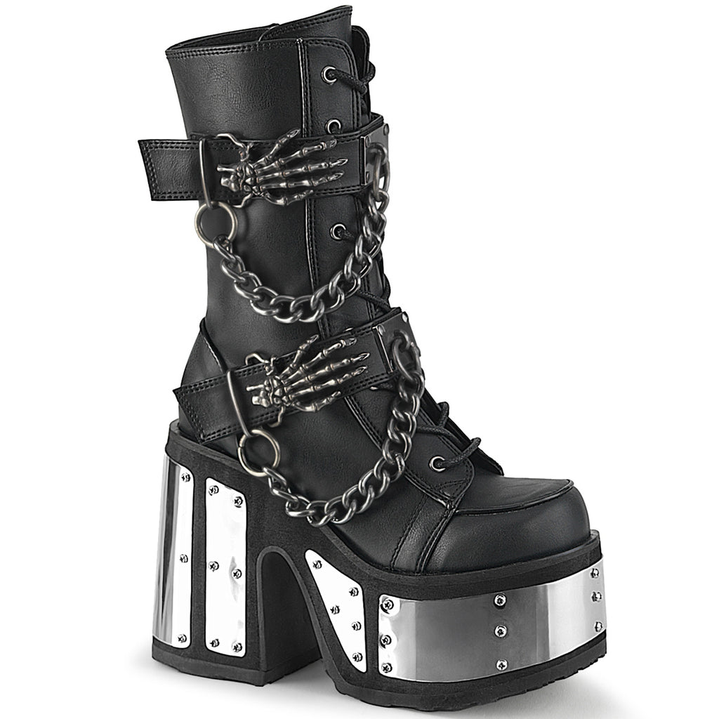 CAMEL-120 Black Vegan Leather
