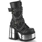 CAMEL-120 Black Vegan Leather