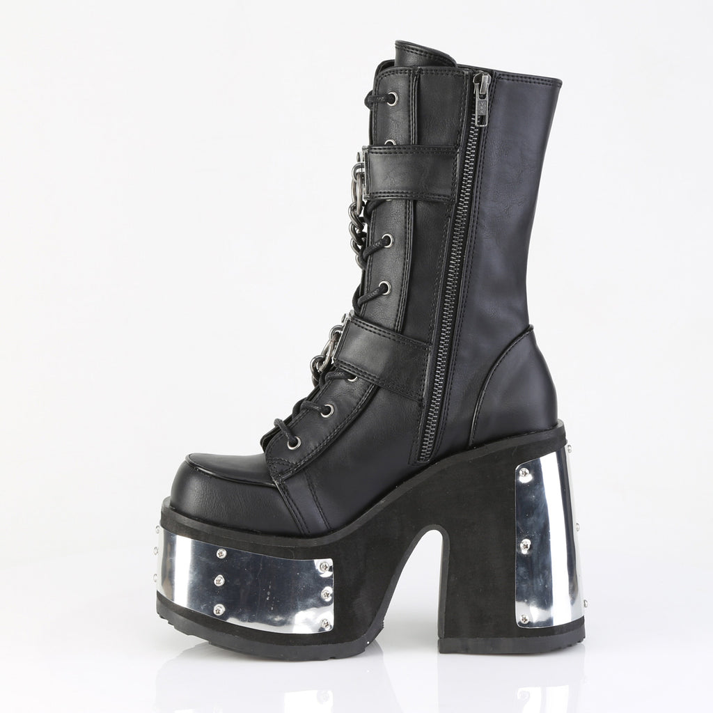 CAMEL-120 Black Vegan Leather