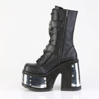 CAMEL-120 Black Vegan Leather