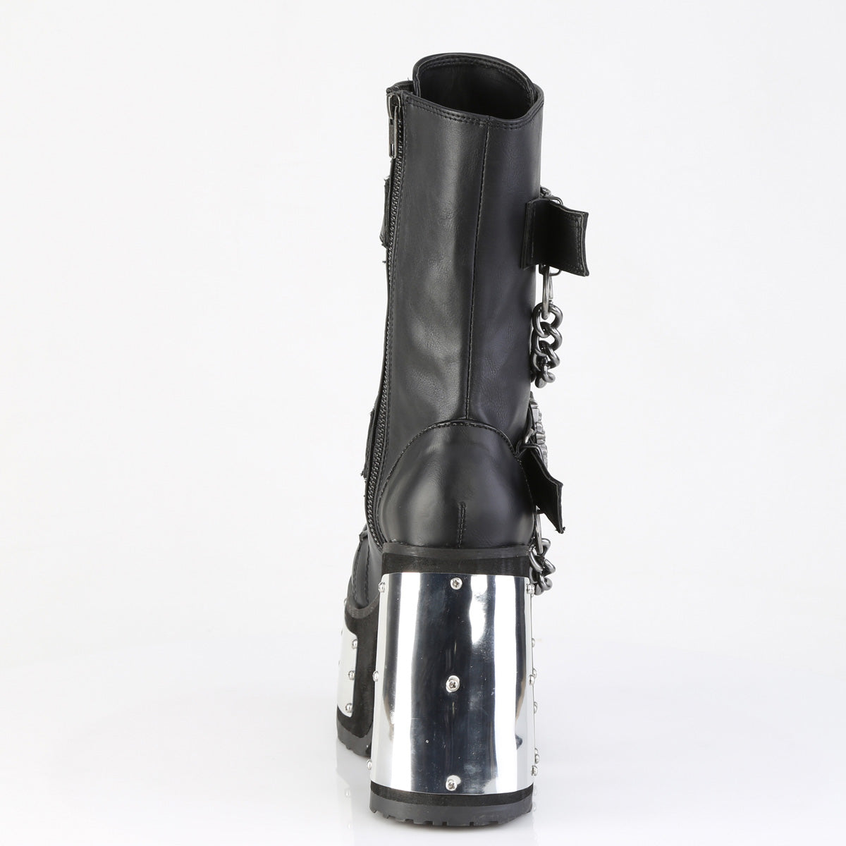 CAMEL-120 Black Vegan Leather