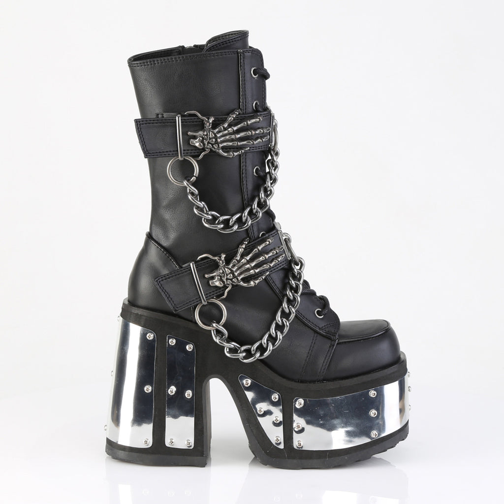 CAMEL-120 Black Vegan Leather