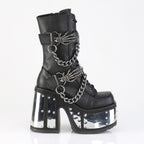 CAMEL-120 Black Vegan Leather