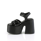 CAMEL-17 Black Vegan Leather