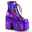 CAMEL-203 Purple Hologram Vegan Leather