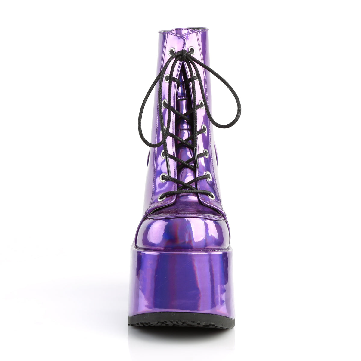 CAMEL-203 Purple Hologram Vegan Leather