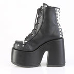 CAMEL-208 Black Vegan Leather