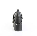 CAMEL-33 Black Vegan Leather