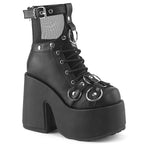 Demonia CAMEL-52 Black Ankle Boots