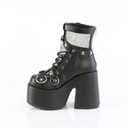 Demonia CAMEL-52 Black Ankle Boots