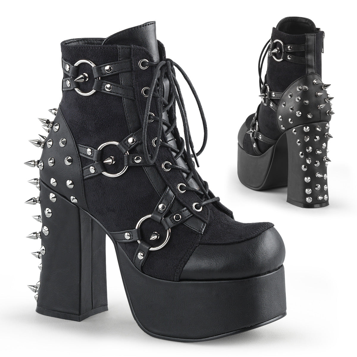 CHARADE-100 Black Suede