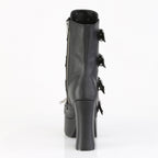 CHARADE-118 Black Vegan Leather