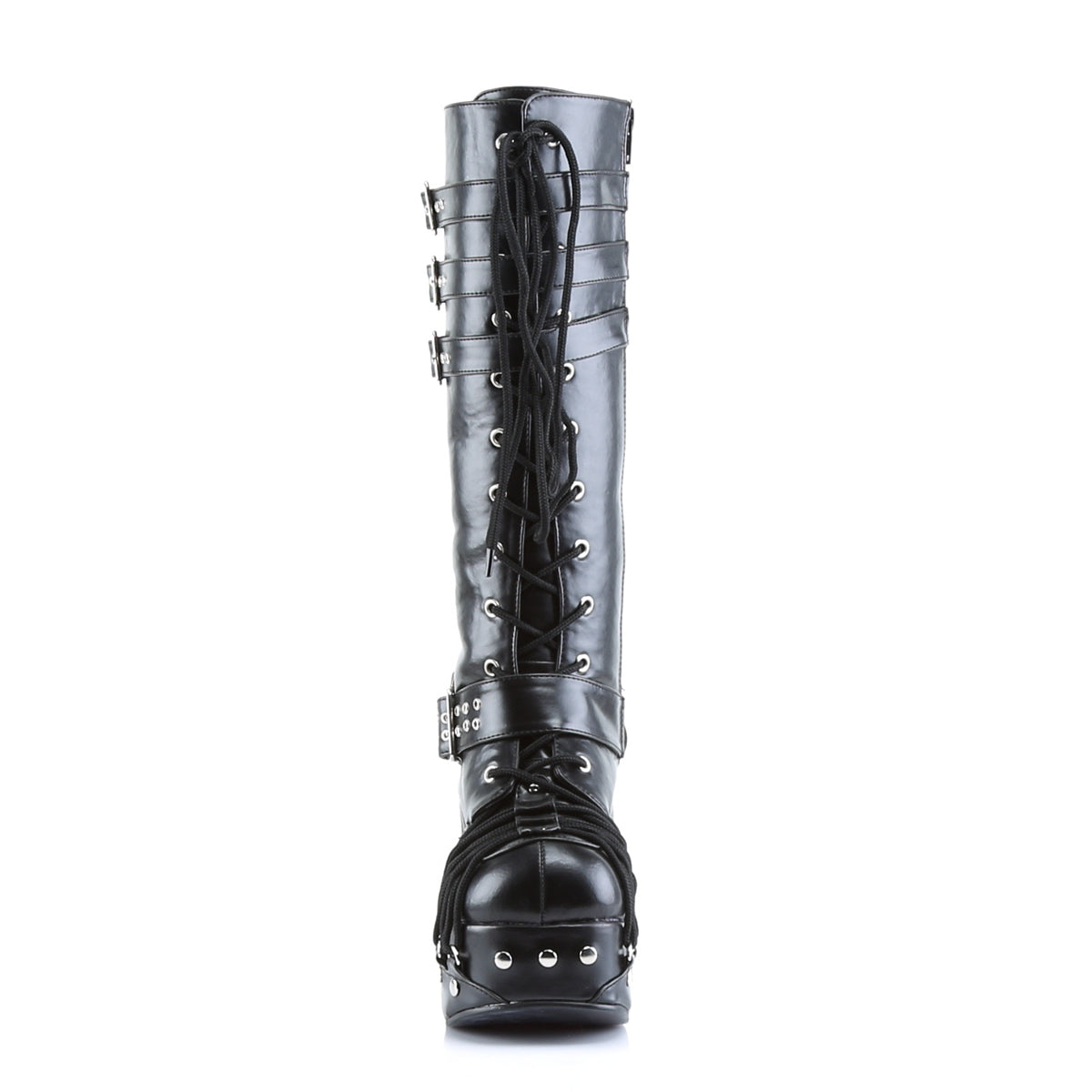 CHARADE-206 Black Vegan Leather Secondary image