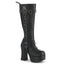 CHARADE-211 Black Vegan Leather