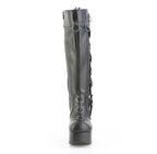 CHARADE-211 Black Vegan Leather