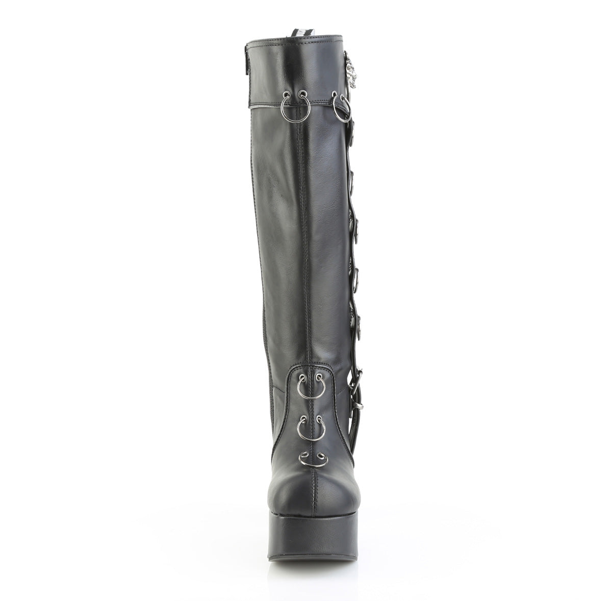 CHARADE-211 Black Vegan Leather