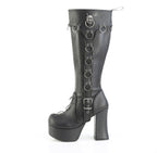 CHARADE-211 Black Vegan Leather